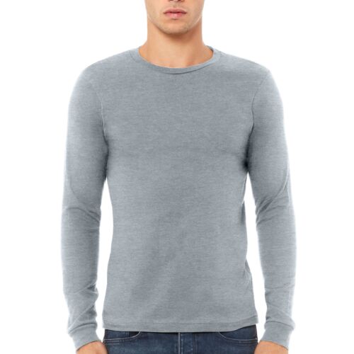 Unisex Heather CVC Long Sleeve Tee Thumbnail